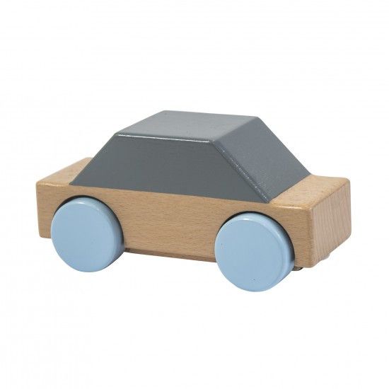 Sebra - Wooden car - Grey - Toy Car - Bmini | Design for Kids