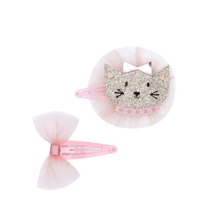 Billy Loves Audrey, Hair clip set Cat - Hair accessories - Bmini | Design for Kids