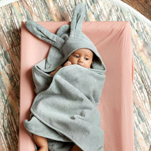 Elodie Details - Hooded towel - Mineral green - Towel - Bmini | Design for Kids
