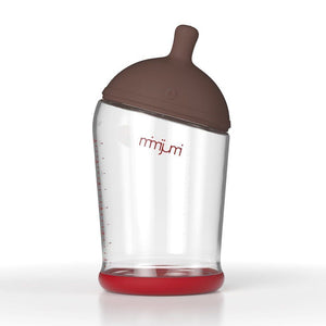 Mimijumi Very Hungry (240ml/8 oz) - Darker nipple - Baby bottle - Bmini | Design for Kids