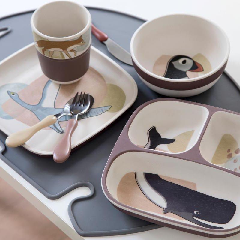 Sebra - Baby cutlery - Clay red - Cutlery - Bmini | Design for Kids