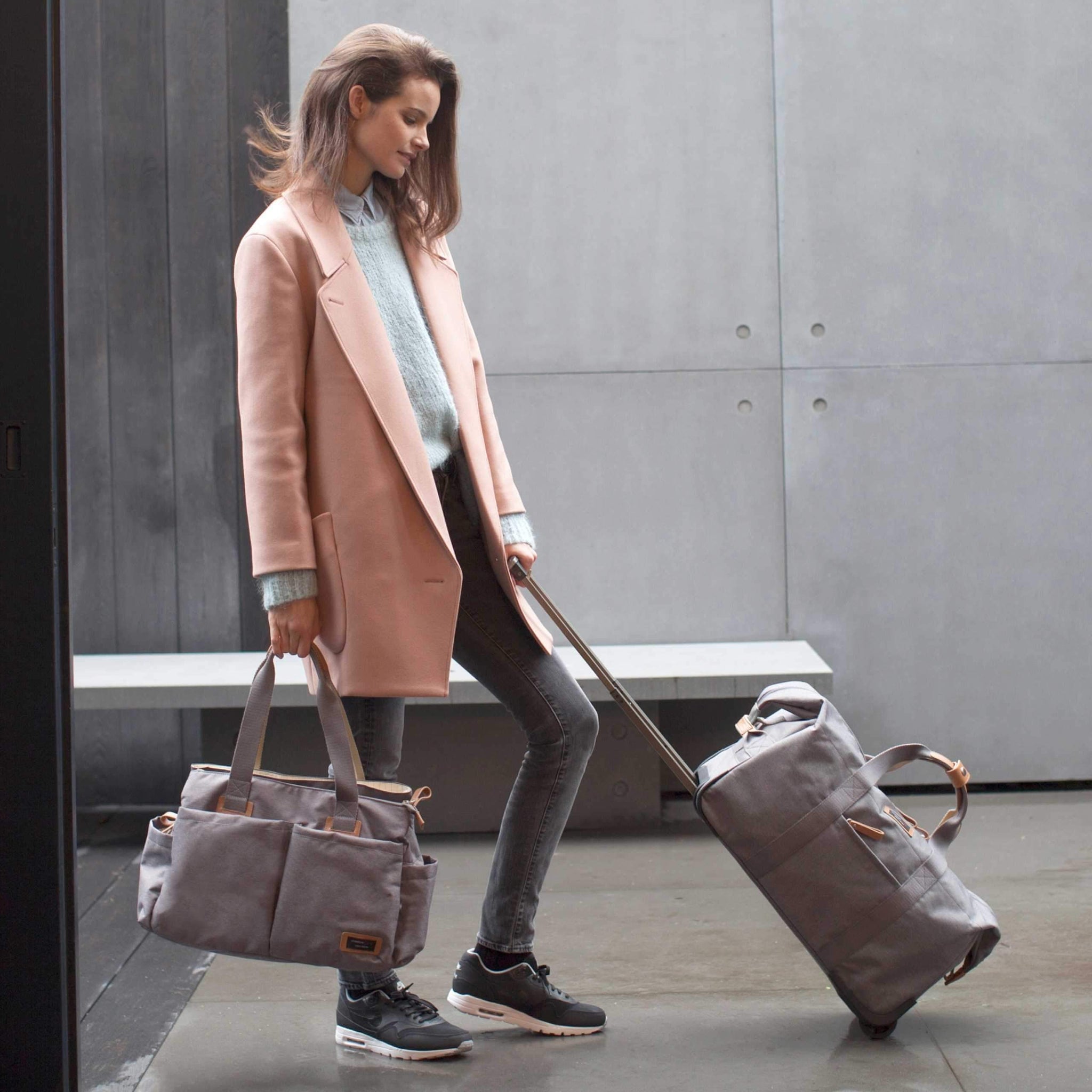 Storksak - Cabin Carry on - Grey - Changing Bag - Bmini | Design for Kids