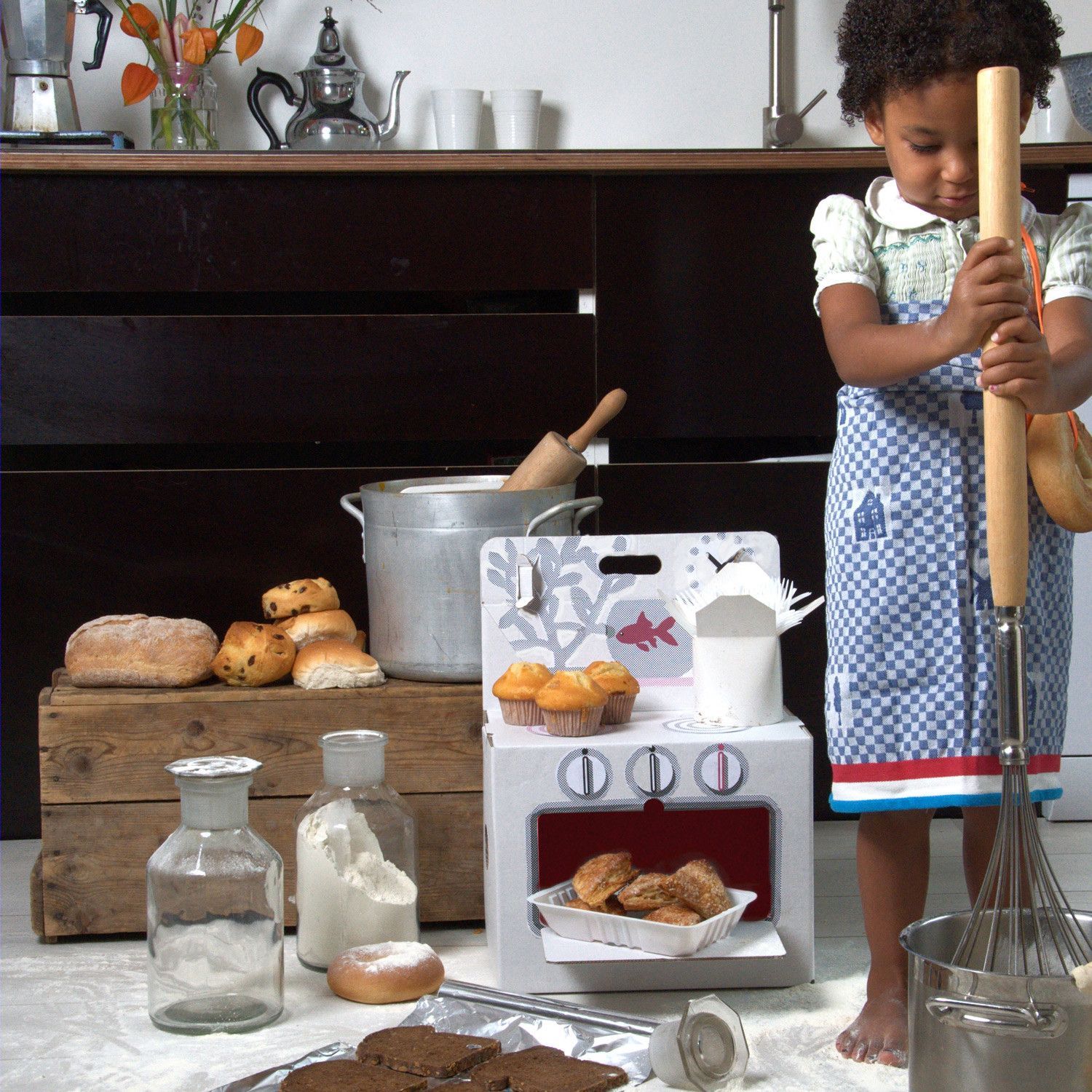 Play Kitchen Cocorico cooker - Studio Roof - Kitchen - Bmini | Design for Kids