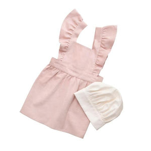 Sebra - Apron and hat - Dusty pink - Kitchen - Bmini | Design for Kids